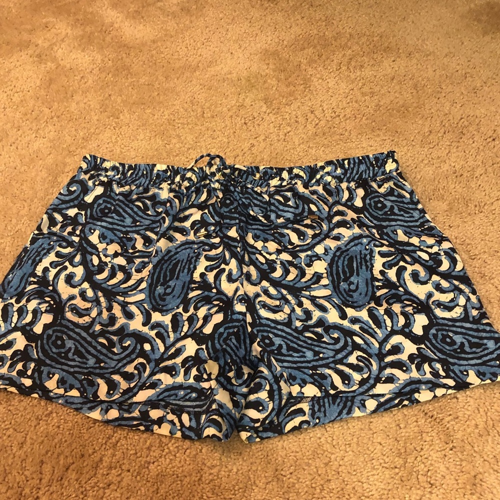 Michael Kors paisley satin shorts